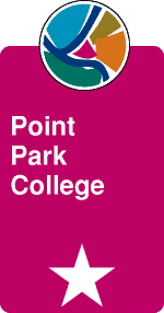[Point Park College sign]
